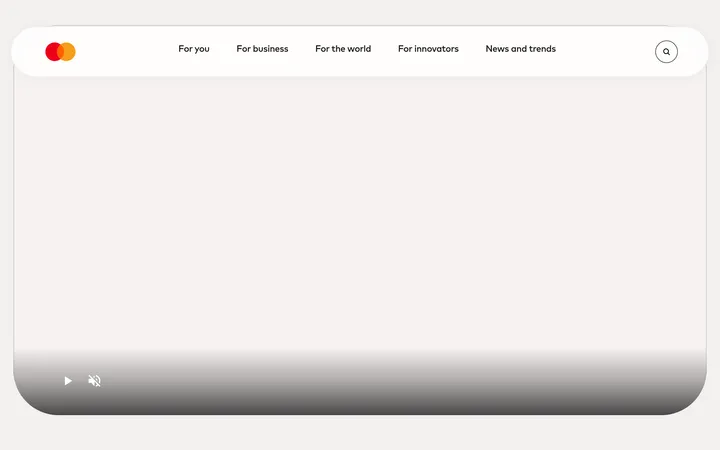 Mastercard website preview